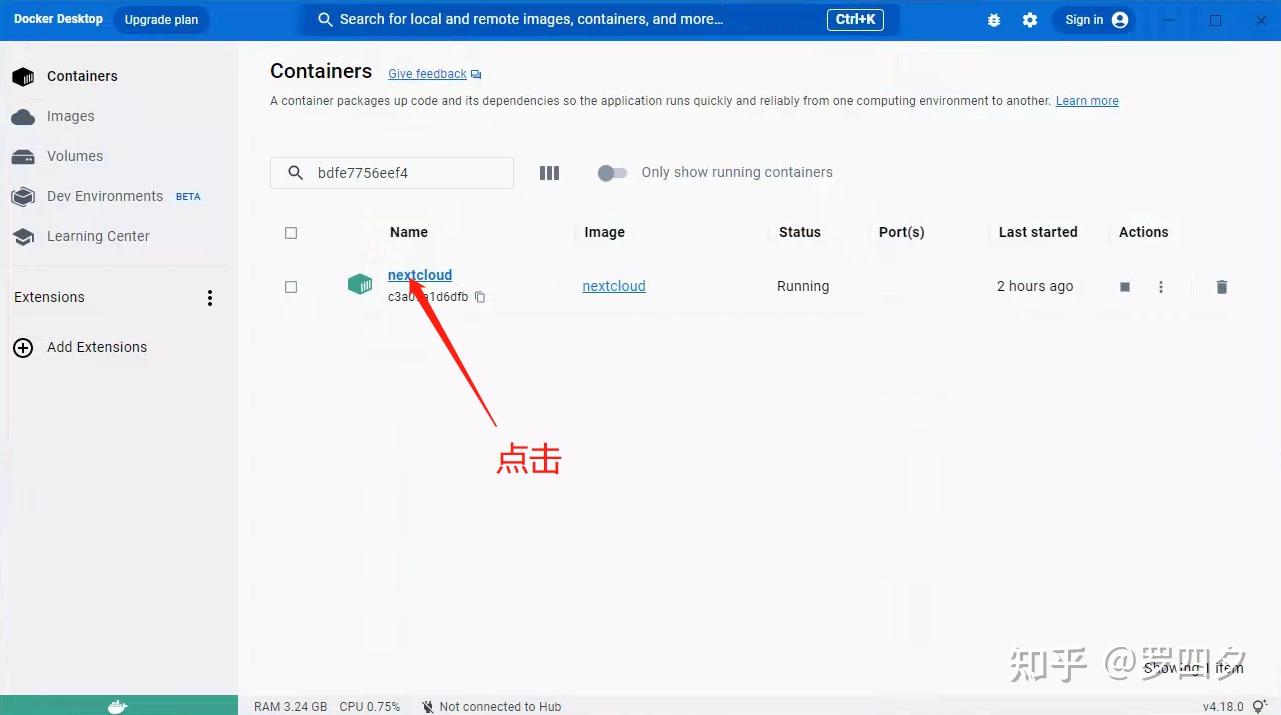Windows docker nextcloud mysql nginx zerotier 