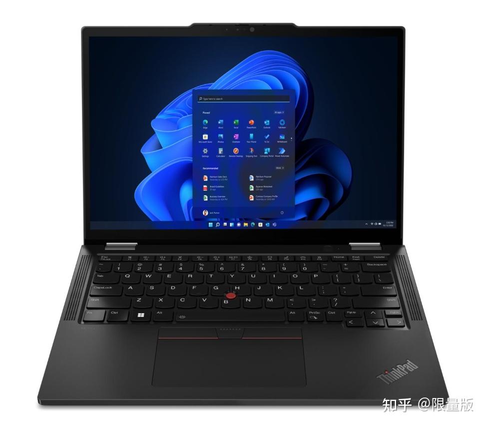 2023款thinkpad x13/x13 yoga gen4前瞻,更轻薄,全新外观设计,可选