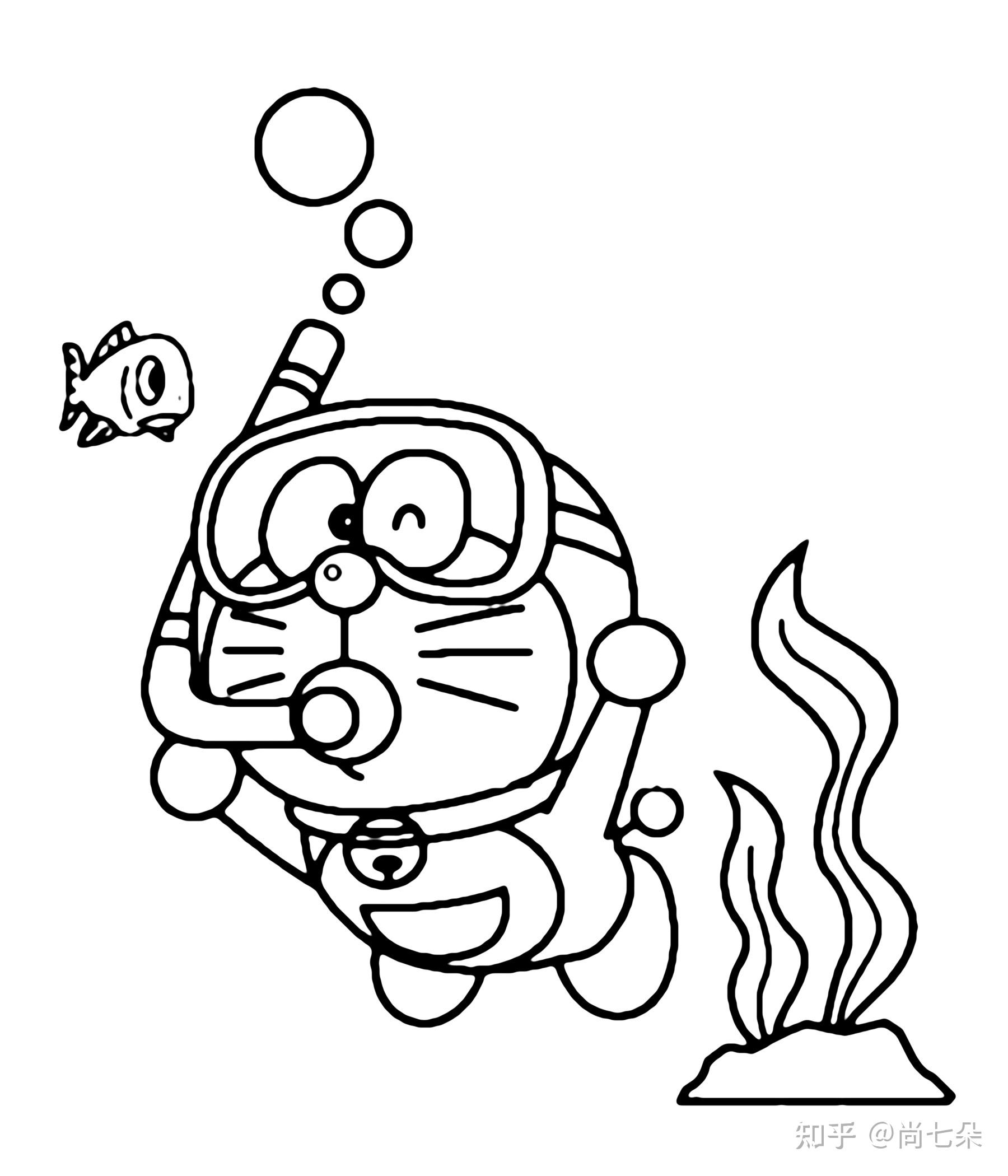 小猪佩奇小飞侠涂色填色卡涂鸦安静书美术学习资料儿童画素材资源5