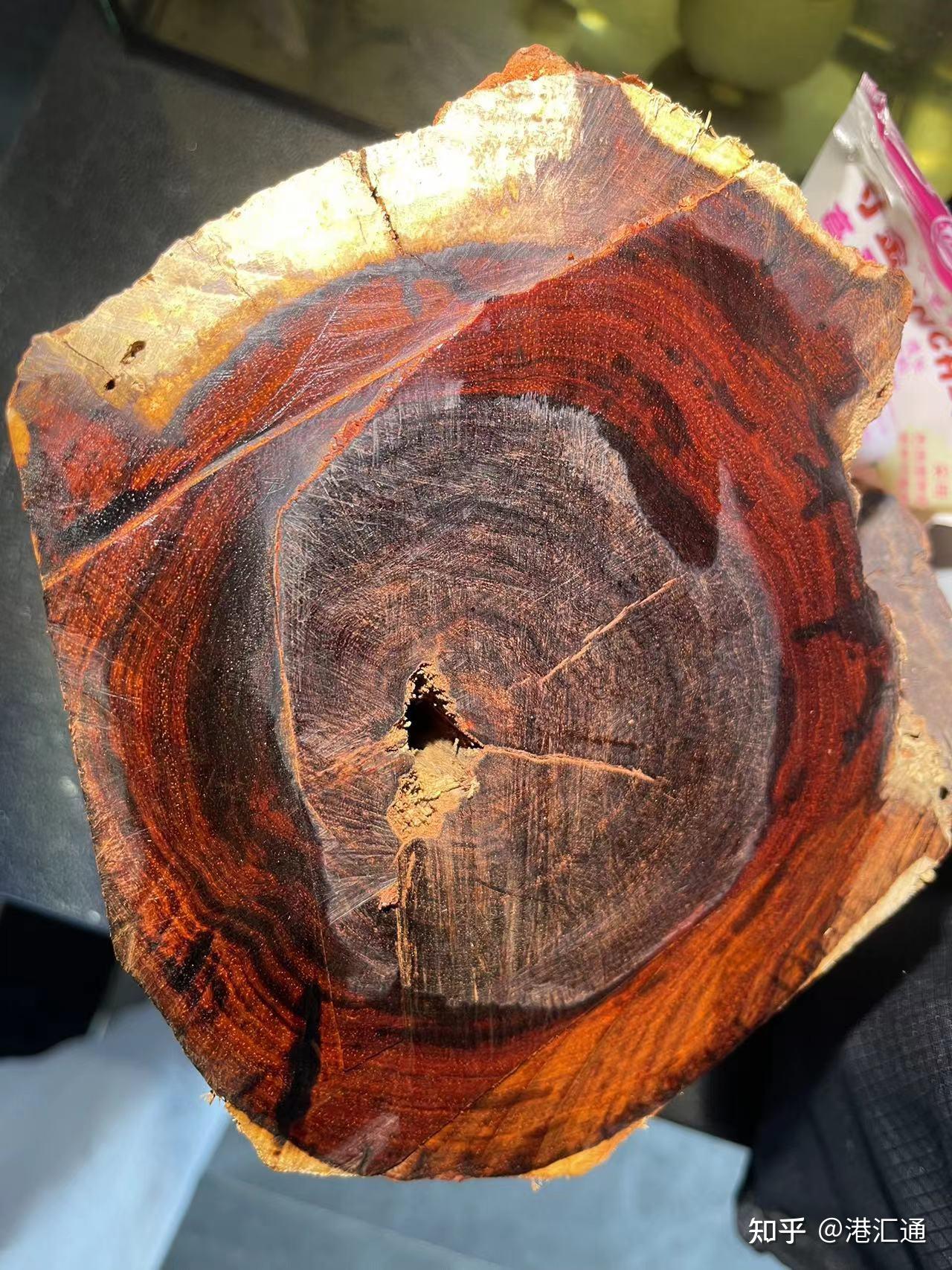 印度小叶紫檀原木长什么样?