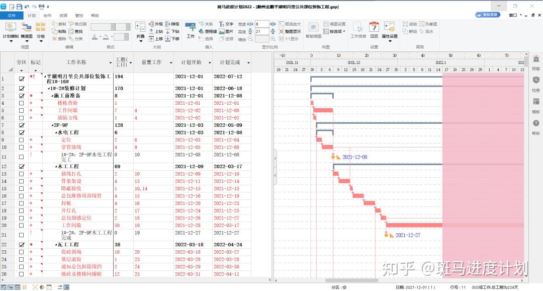 圖細節斑馬進度計劃軟件應用價值運用斑馬進度計劃軟件線上填報系統