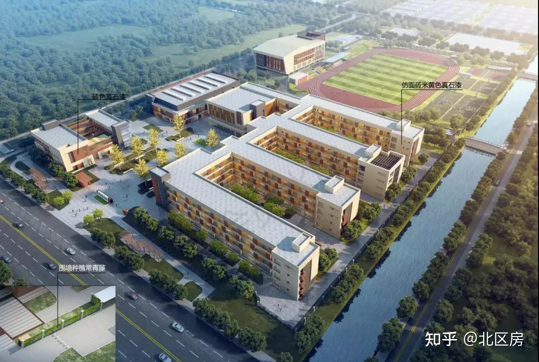 新镇中学西校区(原野马渡中学)位于周市镇白塘路东侧,新纬路南侧,占地