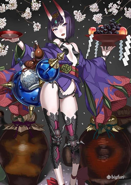 Fgo 英灵原型介绍 酒吞童子 嗜酒如命的致命美少年 知乎