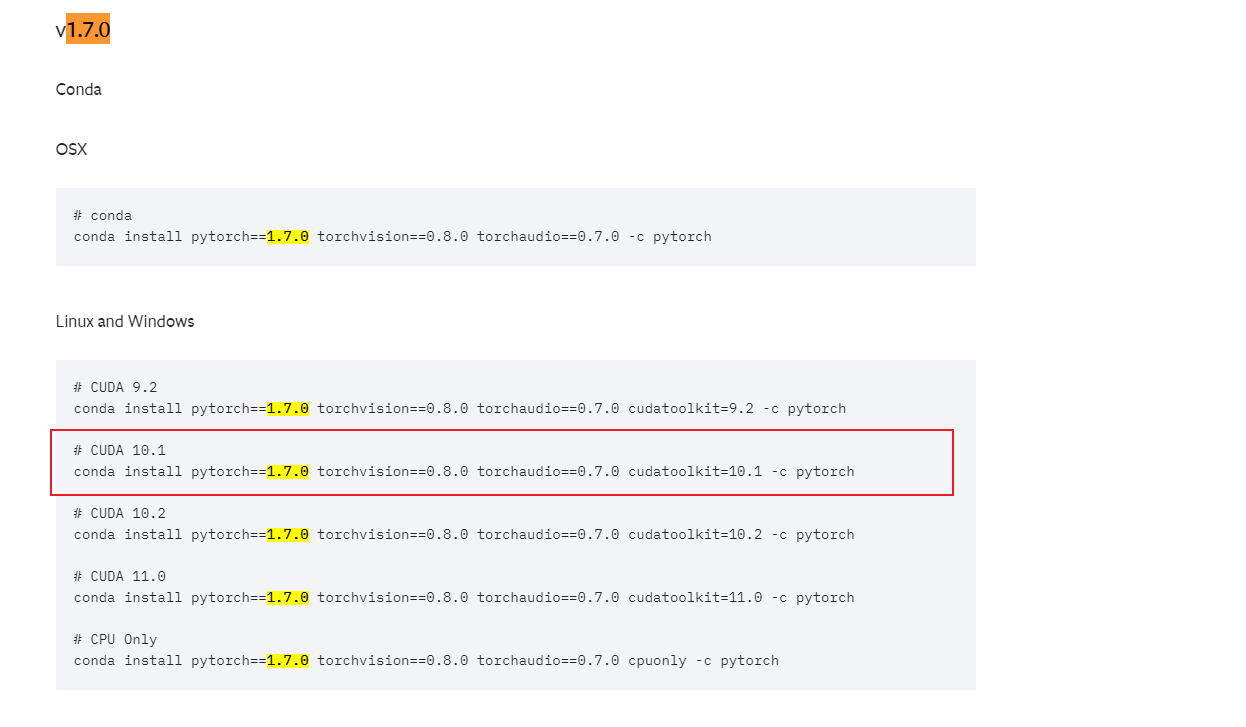 Windows10 gpu1050ti pytorch 