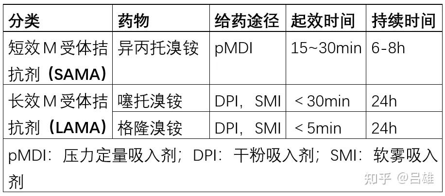 氨茶鹼多索茶鹼噻託溴銨異丙託溴銨常用哮喘藥的區別