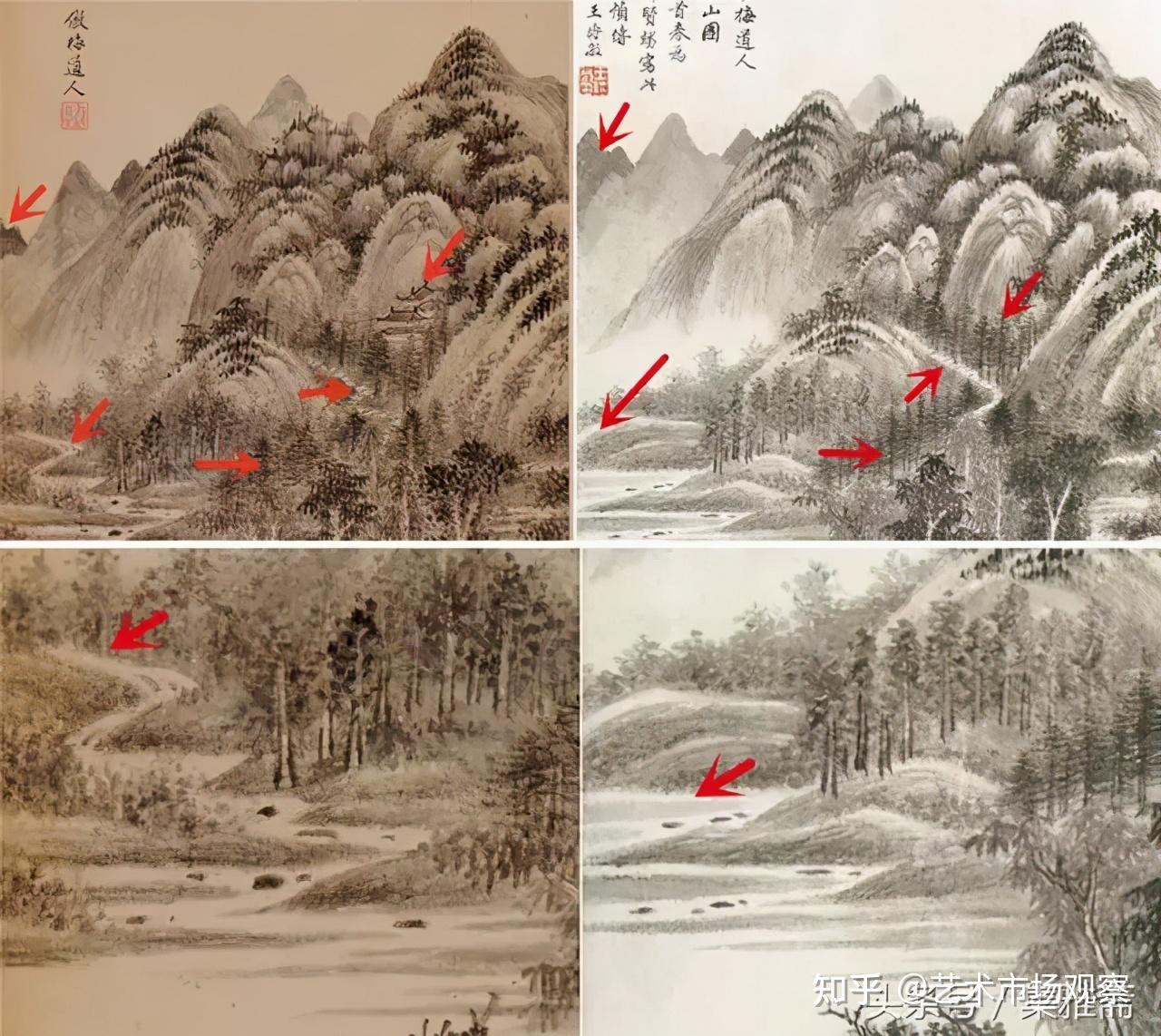 拍卖过亿的名作欣赏之王时敏《仿各家山水画册》 - 知乎