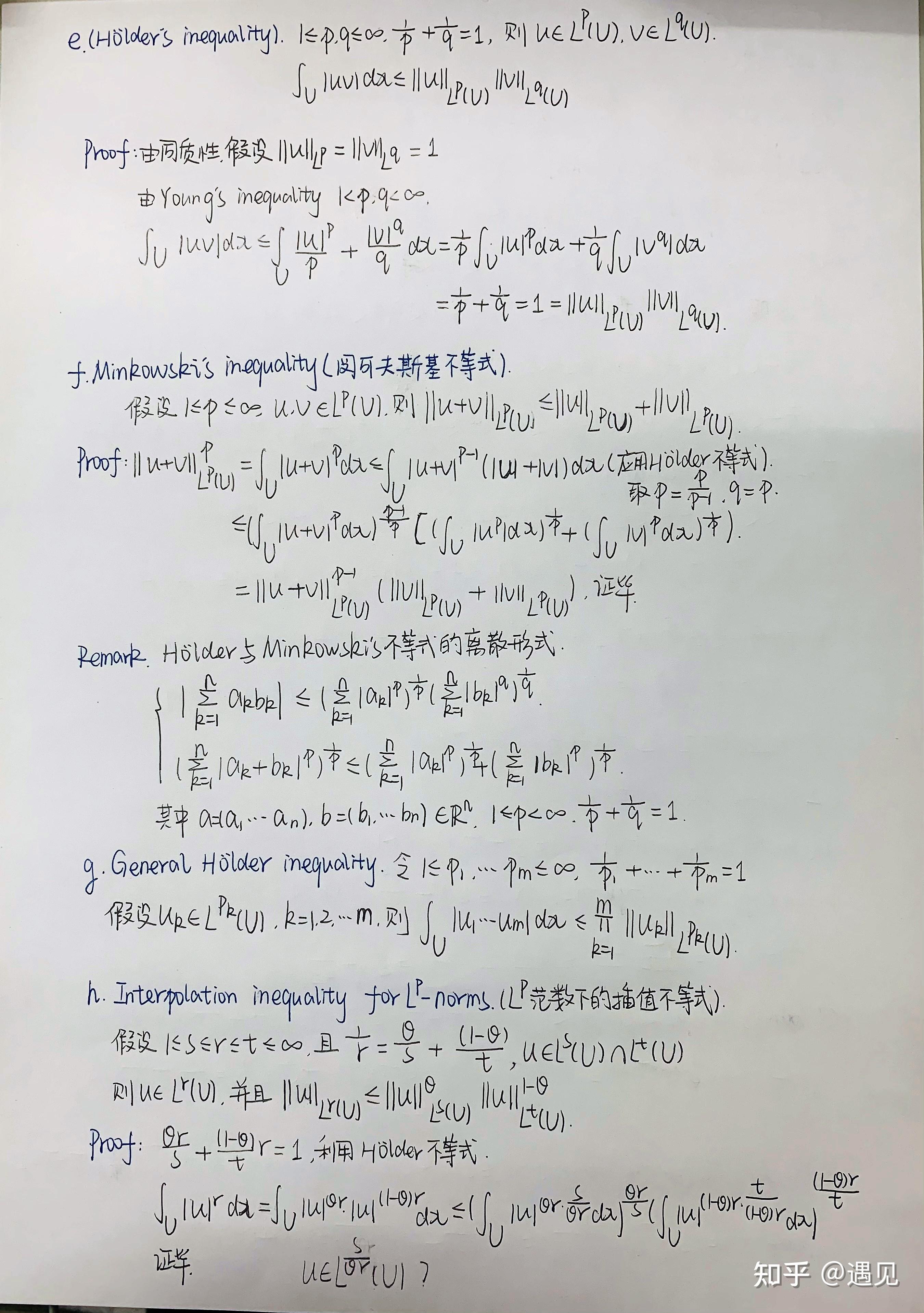 一些重要不等式 - 知乎