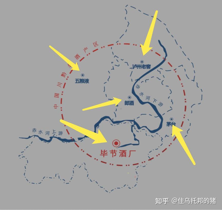 赤水河名酒分布图图片