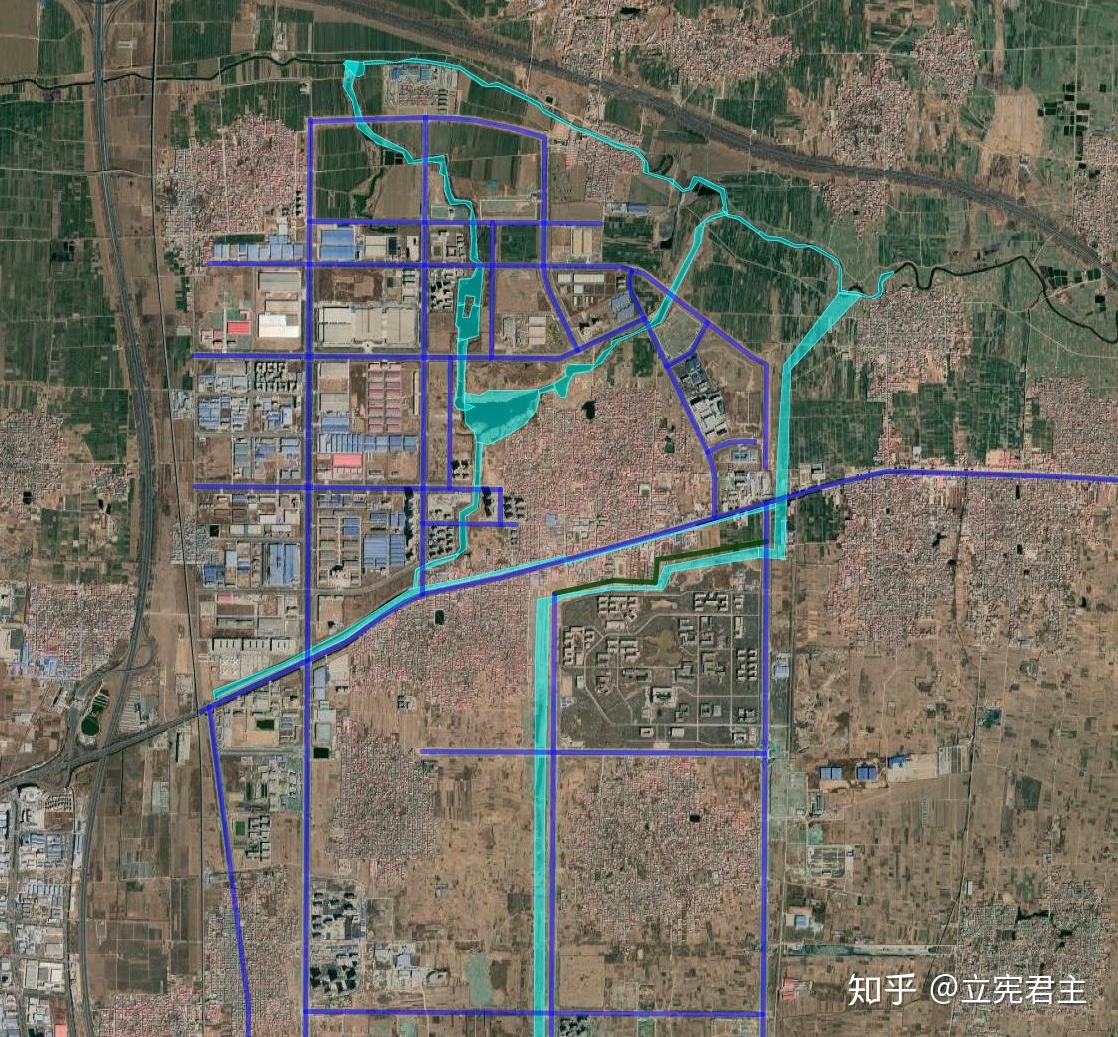 邯鄲東區路網水系2020