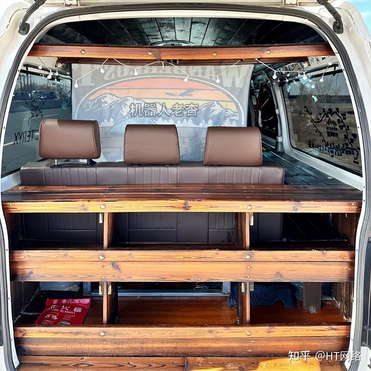 露营在蓝天青山下,9座金杯海狮床车自驾游,轻客改装旅居车远行