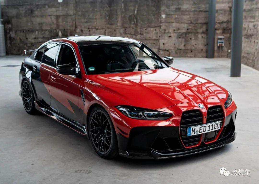 全新宝马m3m4官改出炉大门牙汽配风中置四出排气