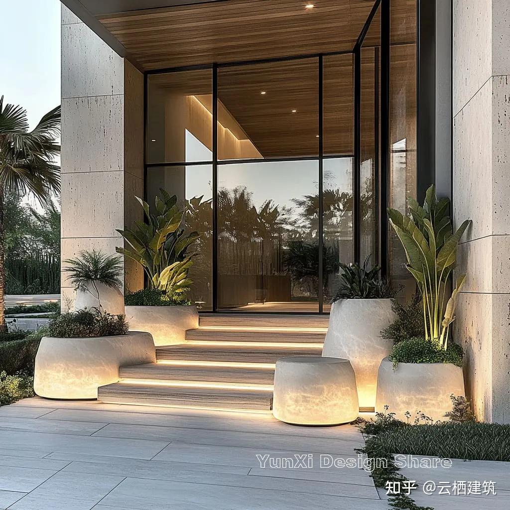 60款现代门廊设计,大胆风格与实用舒适的完美结合 - 知乎