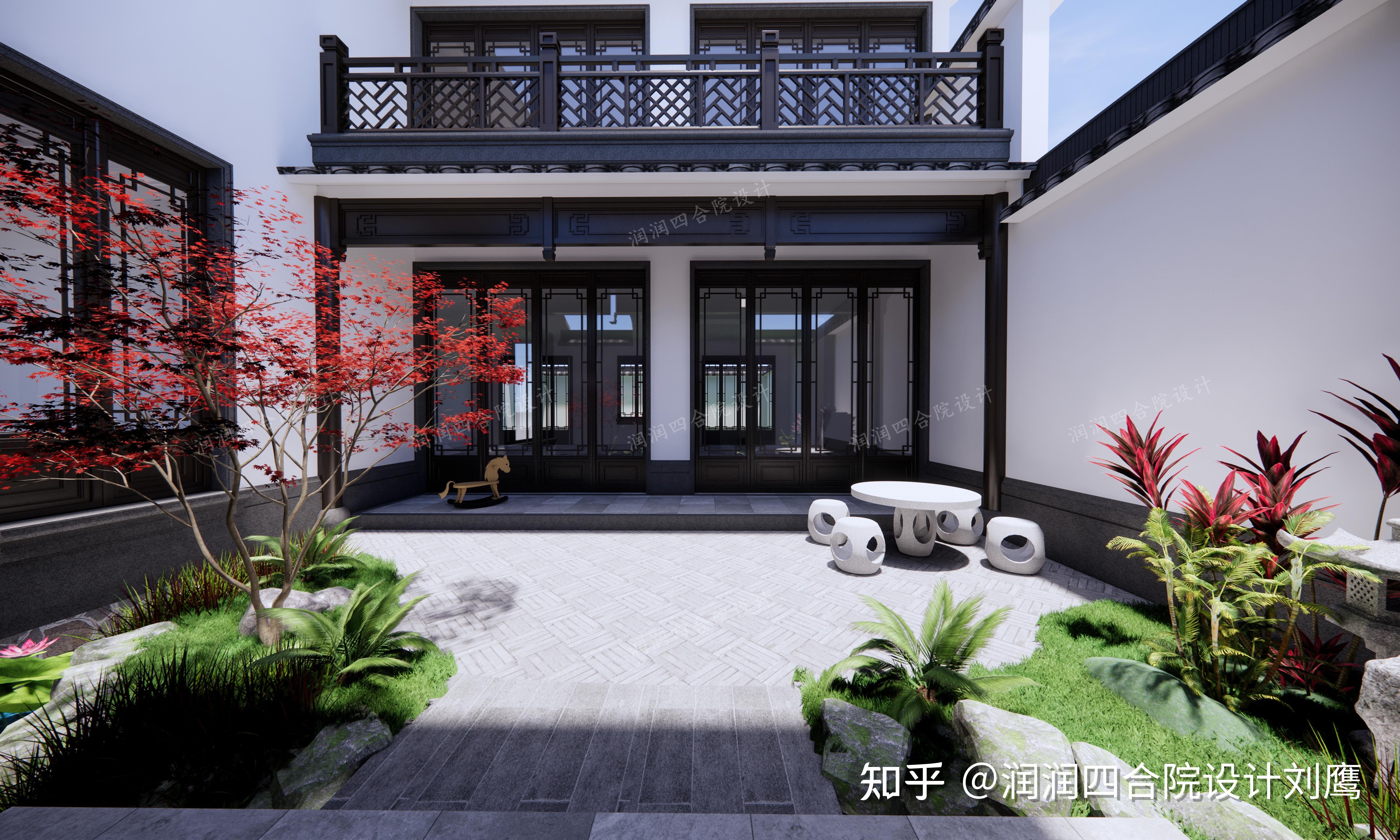 临街小户型新中式合院别墅区规划,6个户型带平面图 第二期——润润四合院设计刘鹰 - 知乎