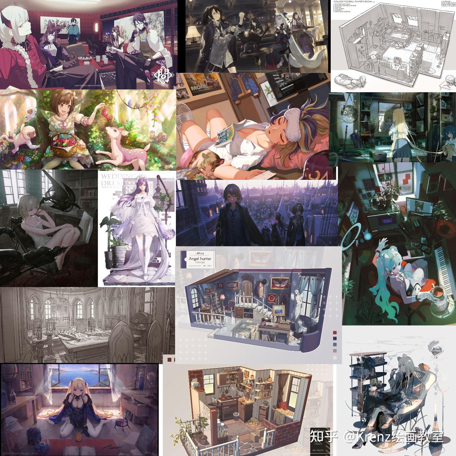 krenz绘画教室优秀作业心得基础透视与结构0085