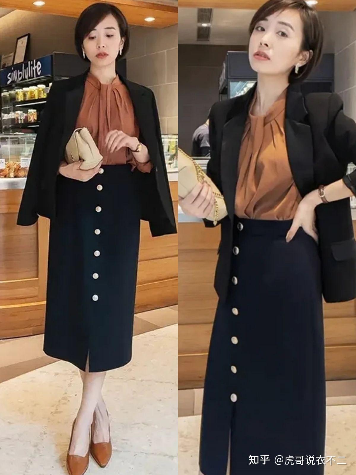 裙搭法看似简单,实则暗藏玄机,想要实现造型升级,那么熟龄女人在搭配