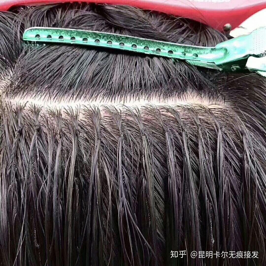 羽毛接发的细节