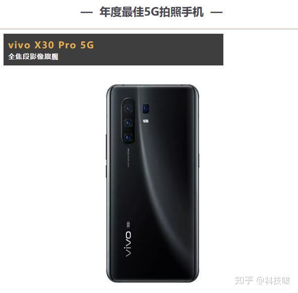 2019年度最佳5g拍照手机花落谁家vivox30pro实至名归