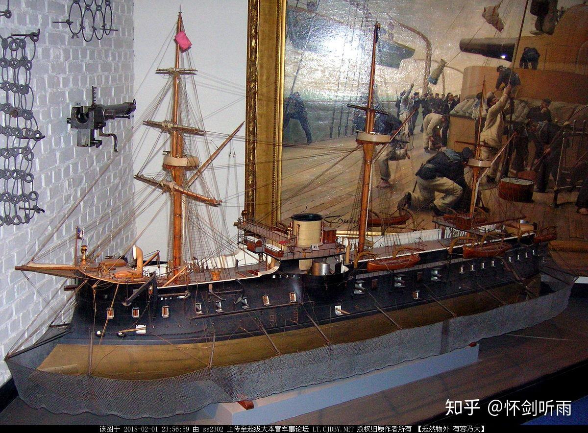 莫尼特号铁甲舰模型图片