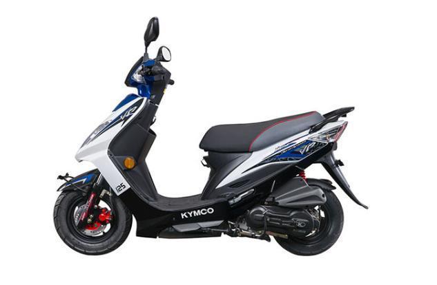 光阳新款运动踏板电喷引擎65千瓦整备质量106kg7680元