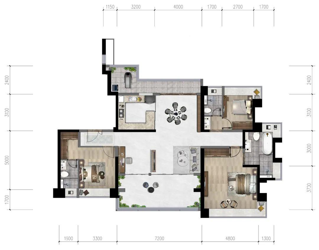 横琴顶级豪宅上新华发广场ll期横琴府101322㎡瞰澳海景大平层