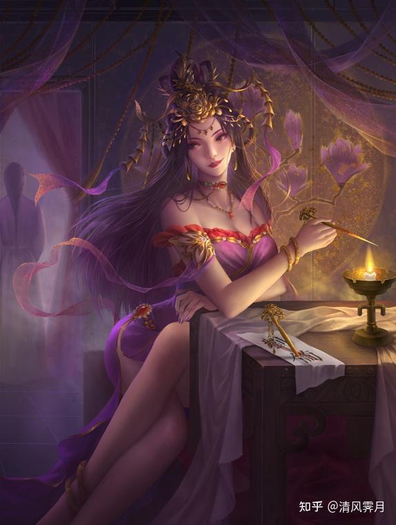 原画彩绘芳菲*赵嫣蔡夫人为琮谋划*蔡夫人郭皇后界限突破董白长乐未央