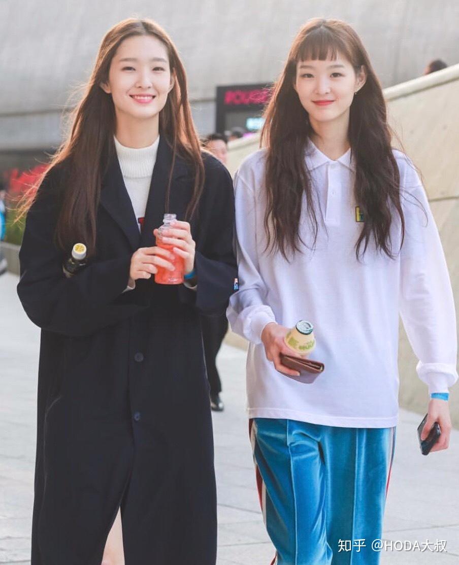 韩国的双胞胎模特!身材和颜都让我慕了!