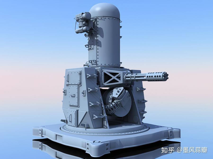 舰载近防系统的鼻祖美国战舰的最后一道防线密集阵近防系统