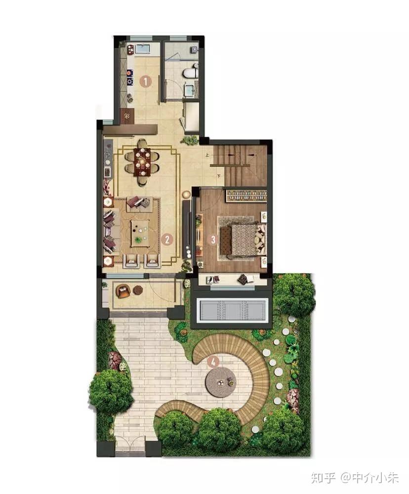 新城上坤樾山半岛一一在售114平起叠墅 均价约49000元!