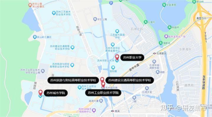 苏州市职业大学地图图片