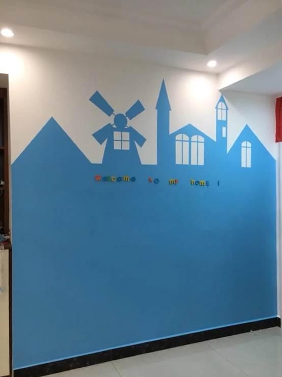 装修儿童房时安排一面黑板墙能给孩子的童年更多的乐趣