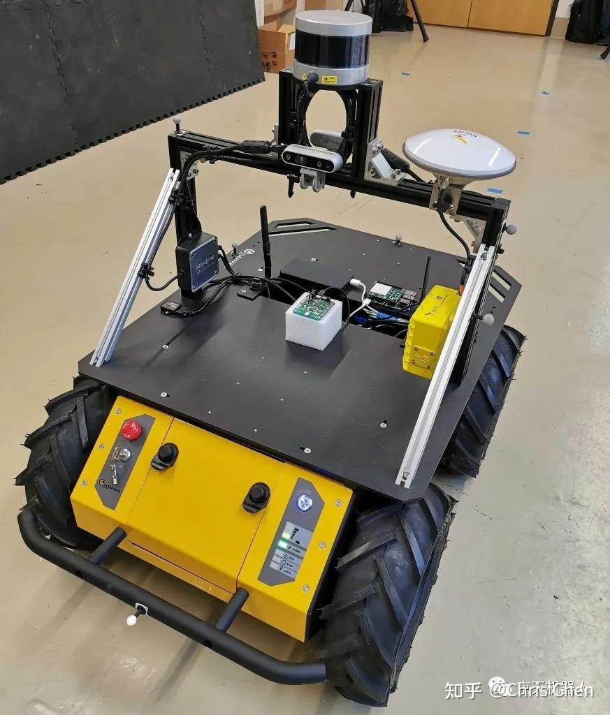 系统小组正在使用husky ugv开发一种方法来估计室内航向机器人仅使用