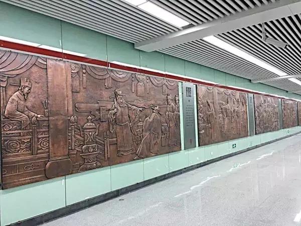 独家全景揭秘合肥地铁一号线包公园站文化设计