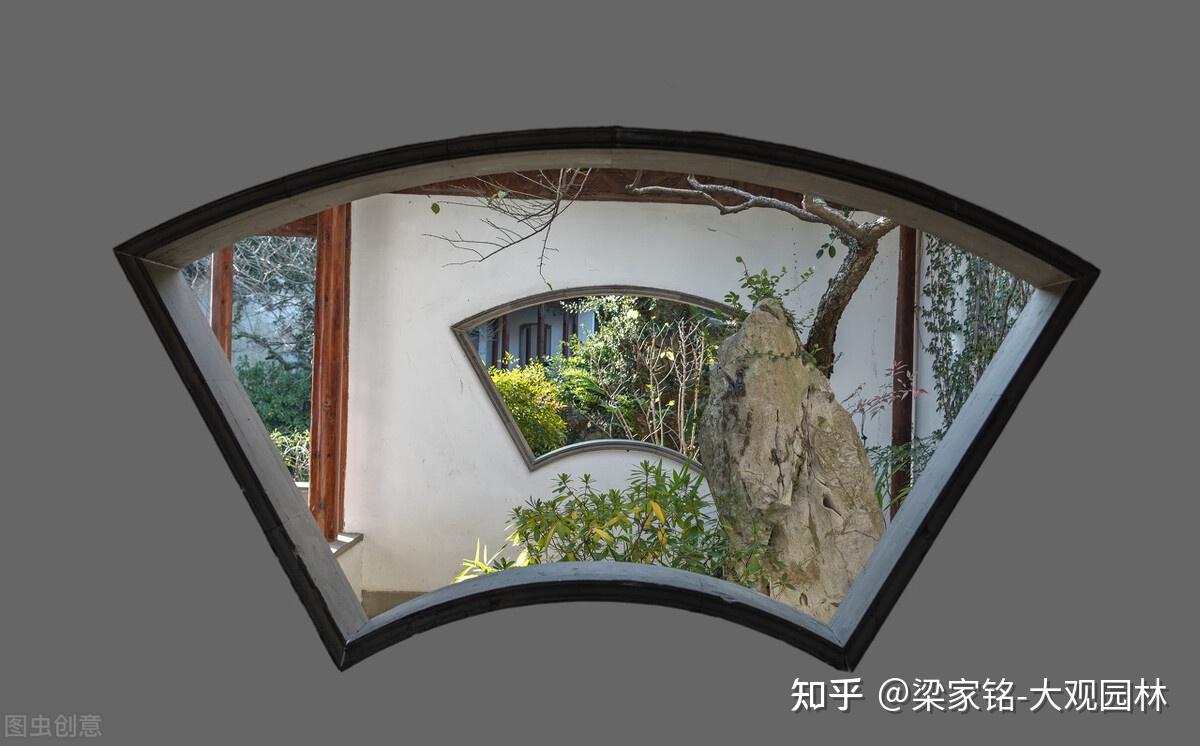 框景为中式古典园林的造园手法,在新中式景观设计中,经常以现代景观