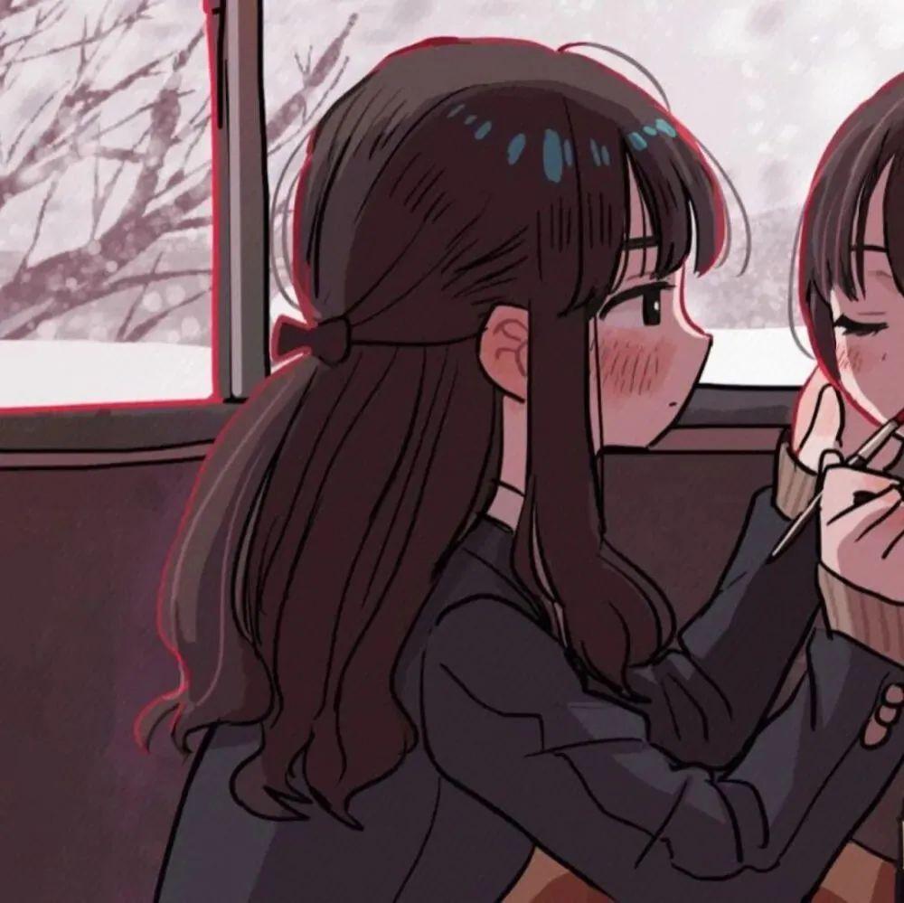 第1123期|百合头像:0909高质量女女插画百合闺蜜头像 - 知乎