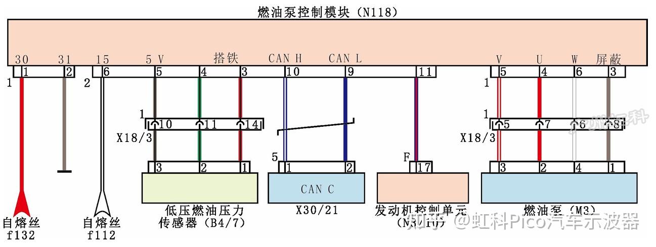 奔驰打气泵工作原理图图片