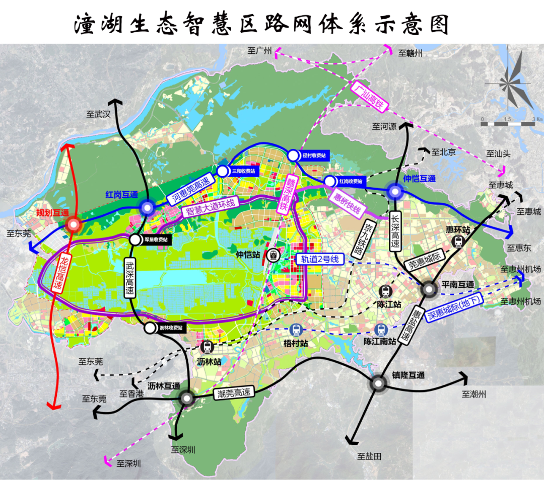 惠州潼湖科学城规划图图片