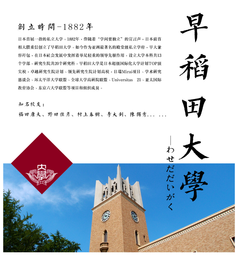 关于早稻田大学