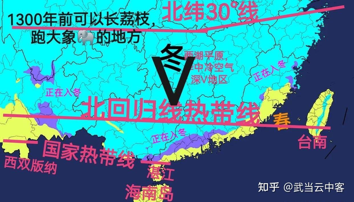 北纬30度线是国内1300年前的热带分界线！ - 知乎