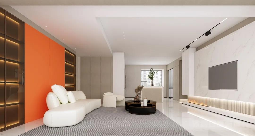 这个爱马仕橙的墙面设计也太妙了 - 知乎