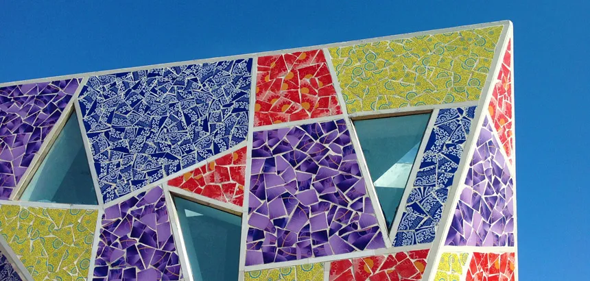 设计物语丨67玩转马赛克,当代建筑中进击的艺术 - 知乎