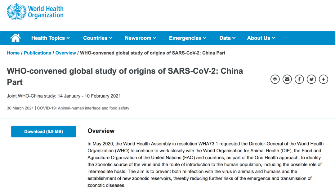 如何看待美国不满世卫新冠溯源报告要求与13国专家到中国进行不受限制