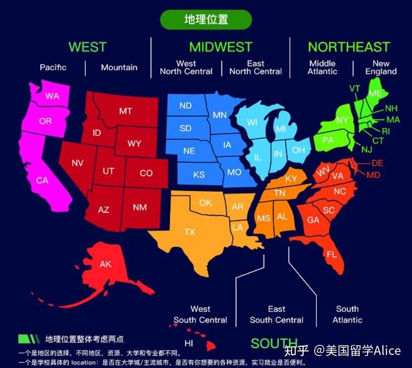 去美国读本科应该选择哪个州