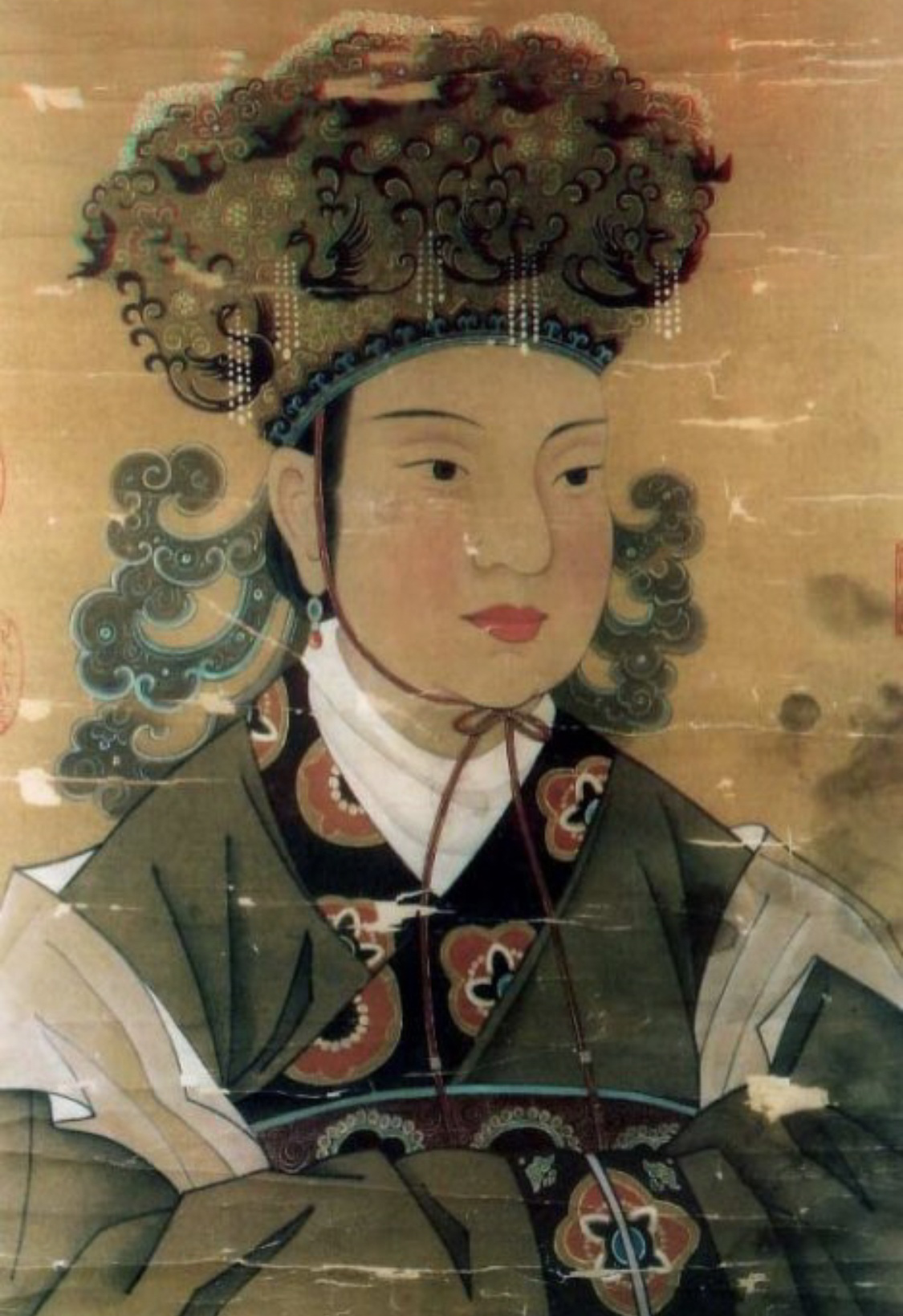 武则天画像武则天(624～705年12月16日)被立为皇后以后,把反对她做