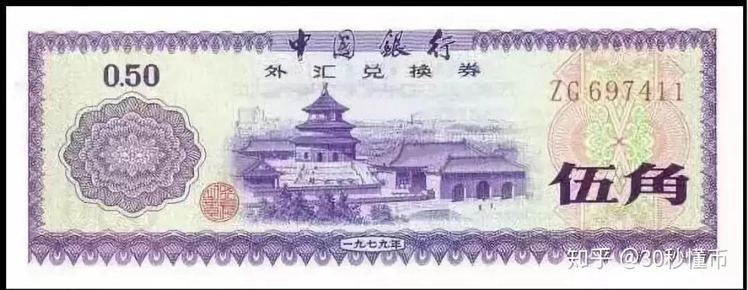 外汇券是啥?!了解曾经万能的外汇券... - 知乎