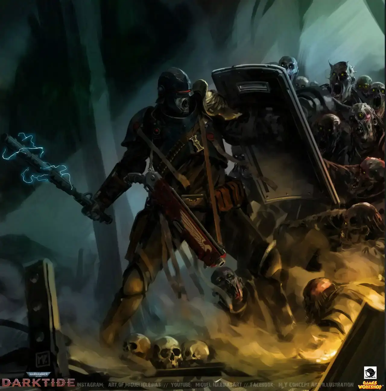 [战锤40k：暗潮]全职业概念设定艺术原画欣赏 - 知乎