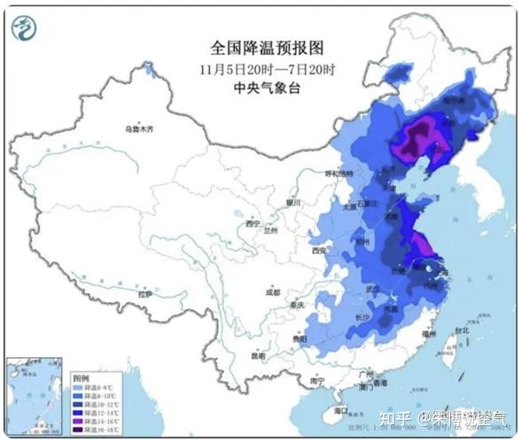 中央气象台供图根据本月5日的天气预报,我国呼和浩特,西安,重庆连线以