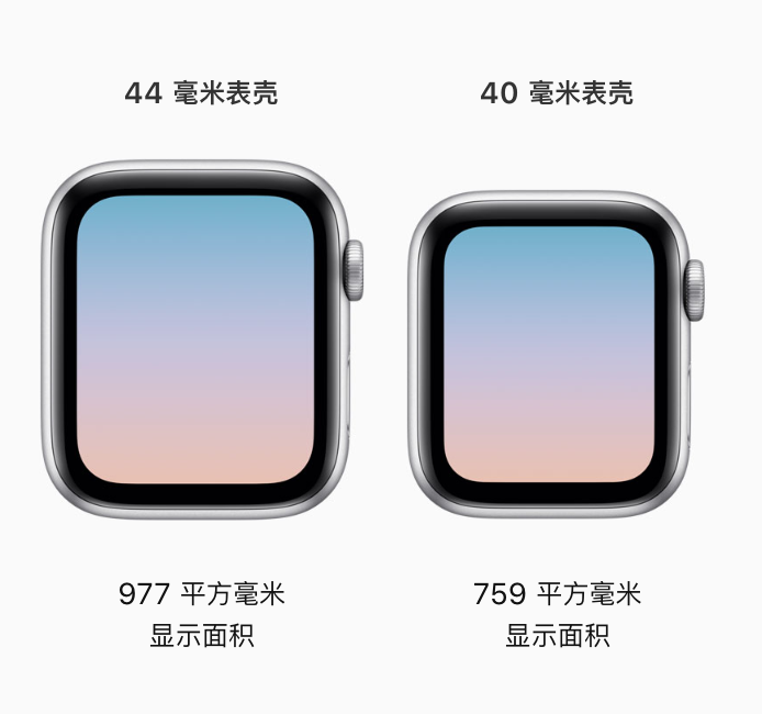 apple watch 40 and 44mm