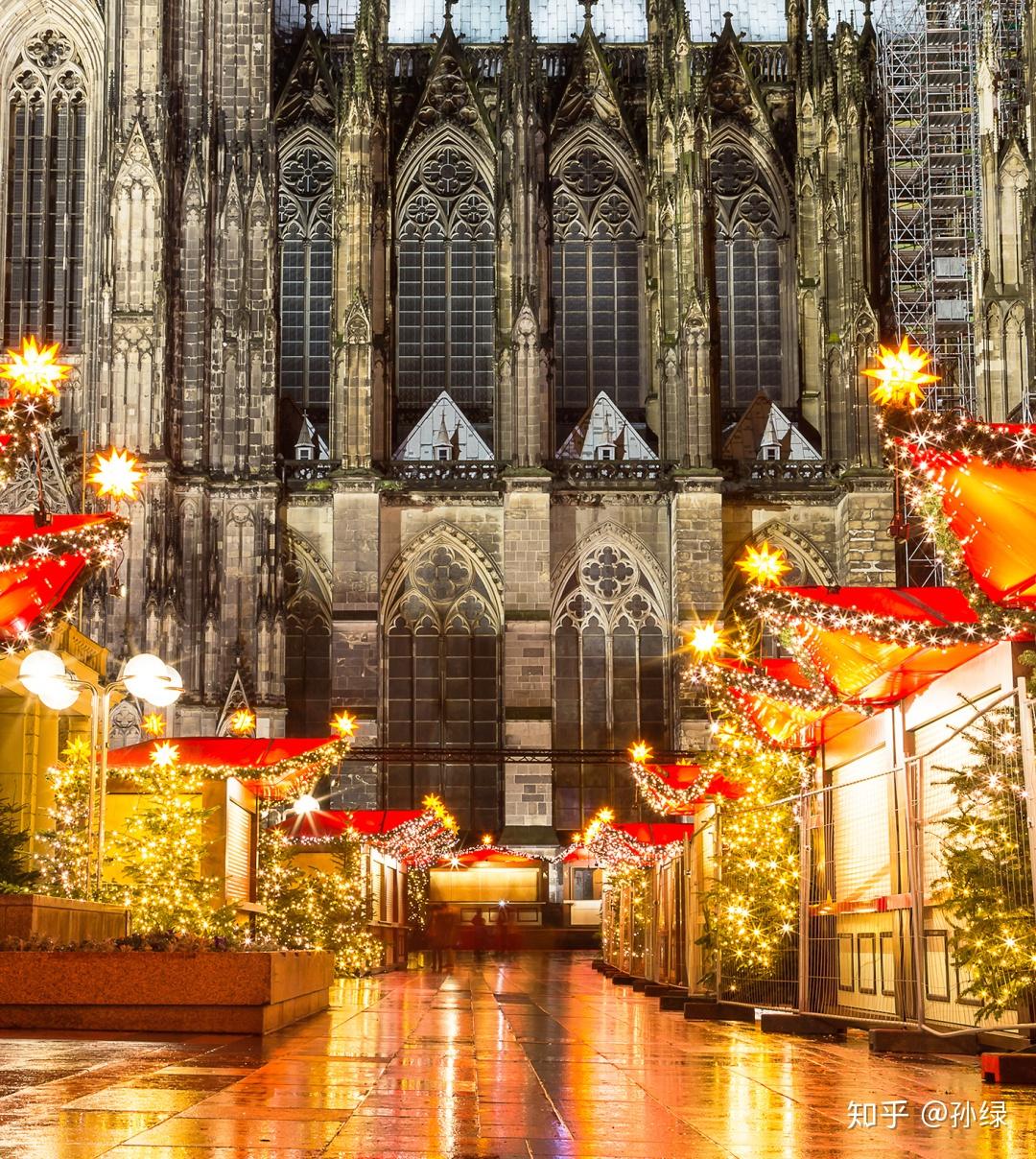 悠久的教堂仍然是这个城市信仰的中心科隆大教堂圣诞集市在基督徒中