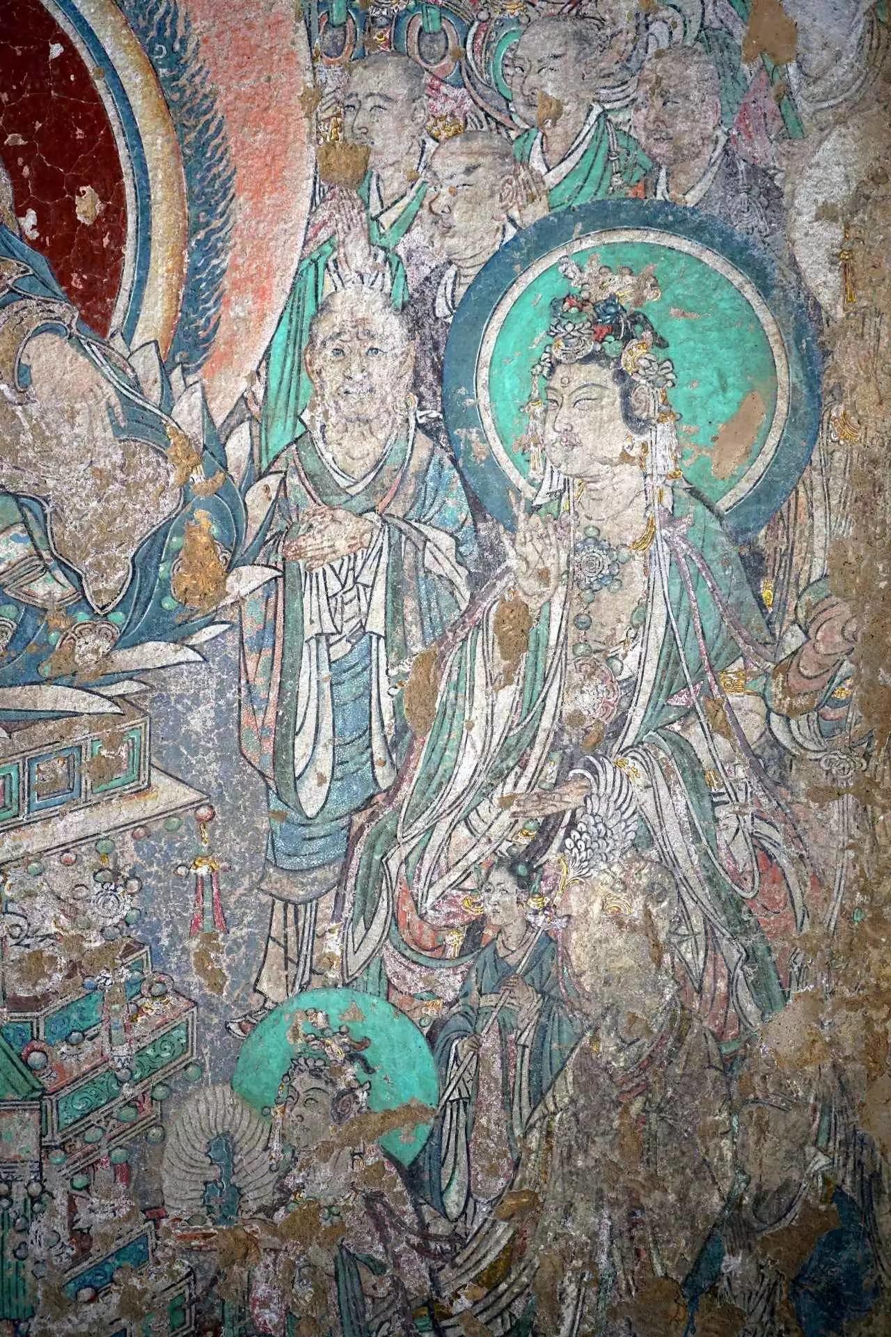 山西高平开化寺北宋大型壁画善友太子入海取如意珠故事