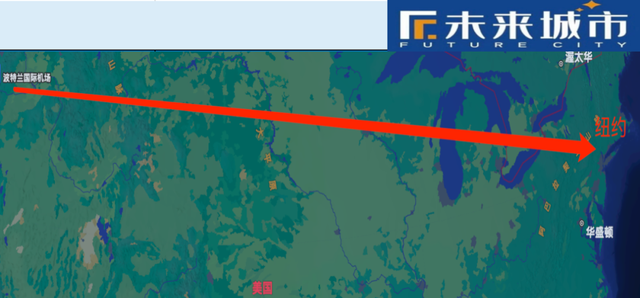 (波特兰与纽约的距离约4000公里,位置相对"偏远")